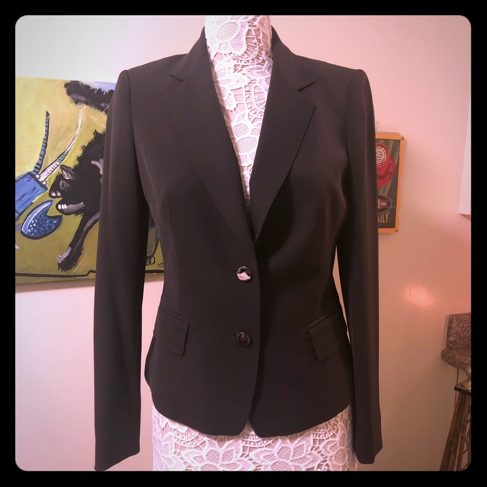 Dark-Chocolate Colored Anne Klein Suit Jacket